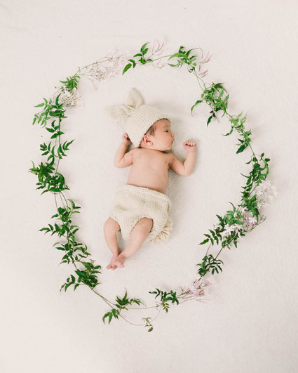 Baby girl newborn photos
