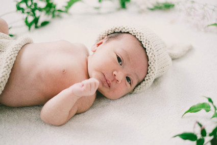 Baby girl newborn photos