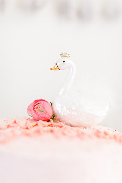 Spring swan party birthday