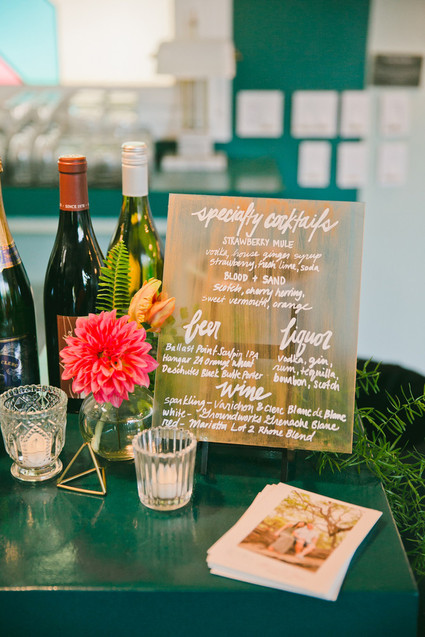 Cocktail signage