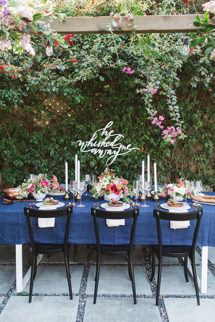 Classic garden couples shower