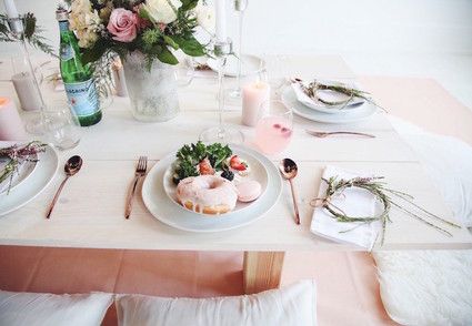 feminine parisian inspired baby shower Inspiration
