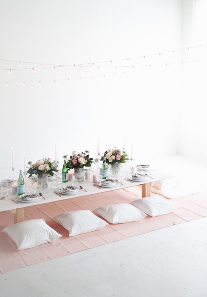 feminine parisian inspired baby shower