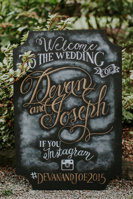 Wedding signage