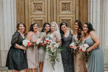 Old Hollywood inspired wedding