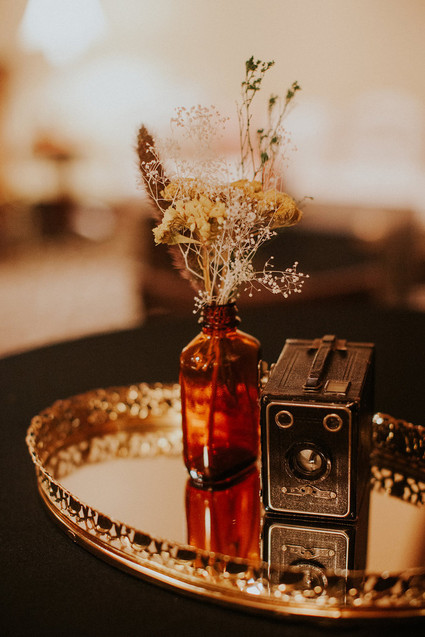 Old Hollywood inspired wedding