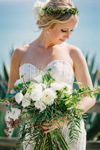 Organic bridal bouquet