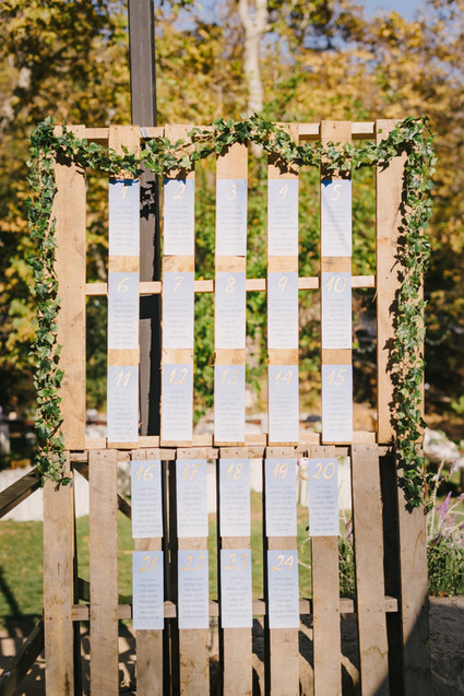 Rustic wedding decor