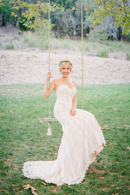 Bride in swing