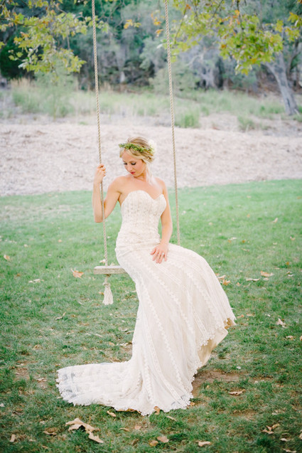 Bride in swing