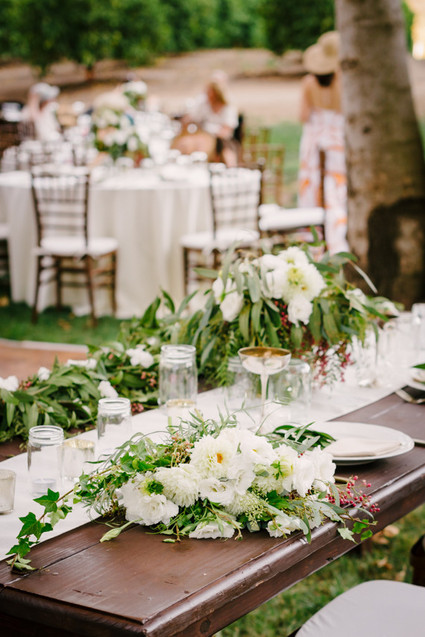 Rustic wedding decor