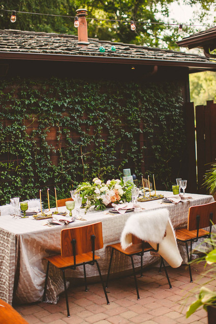 Romantic tablescape