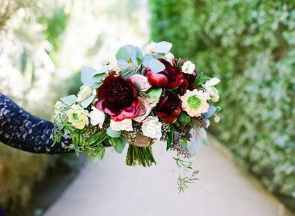 Peony bridal bouquet