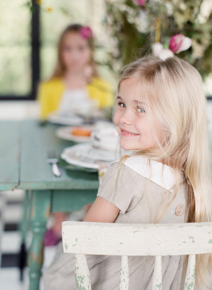 Spring tea party for little girls
