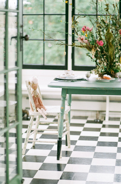 Spring tea party for little girls