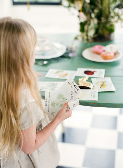 Spring tea party for little girls