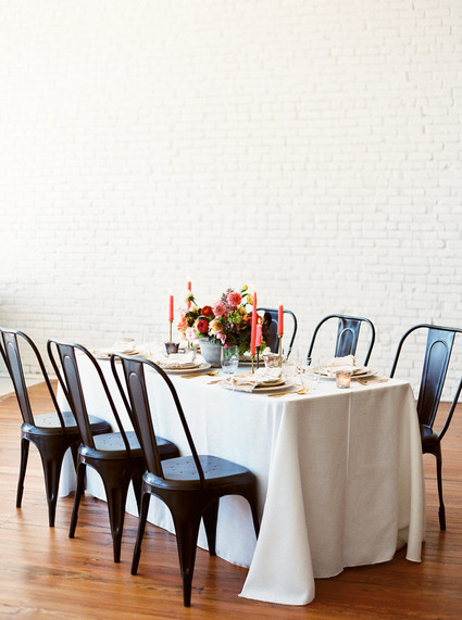 Modern tablescape
