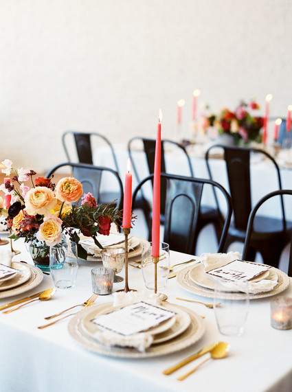 Modern tablescape
