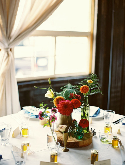 Dahlia wedding flowers