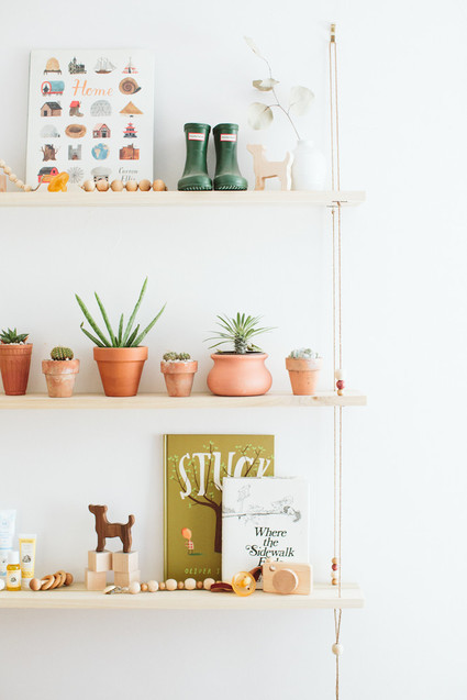 natural bohemian nursery Inspiration