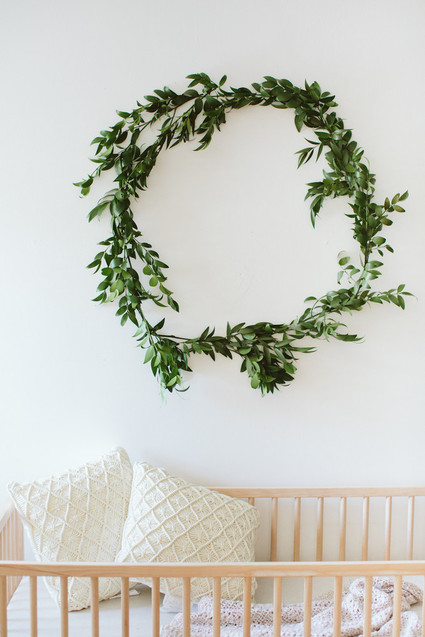 greenery wreath decor Inspiration