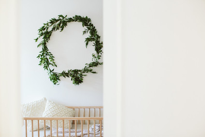 natural bohemian nursery Inspiration