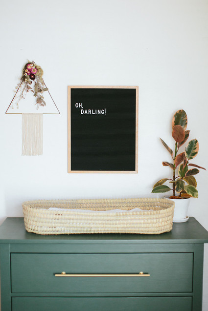 natural bohemian nursery Inspiration