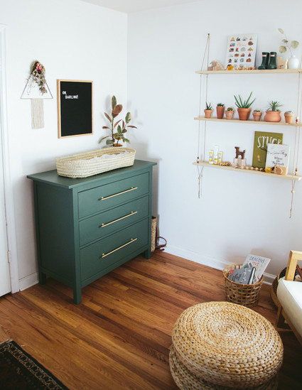natural bohemian nursery Inspiration