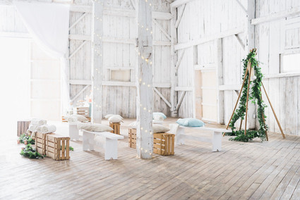 Modern barn wedding inspiration