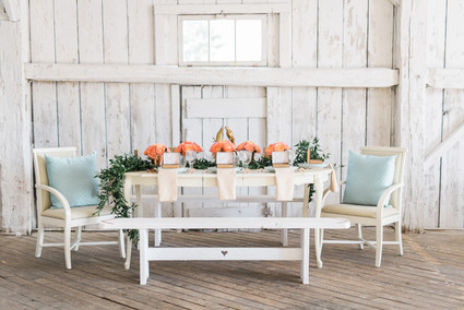 Modern barn wedding inspiration