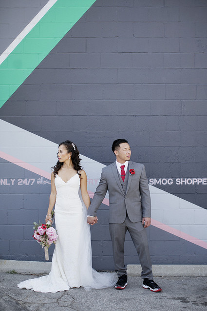 Whimsical Smog Shoppe wedding