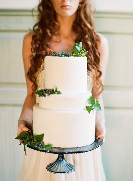 Elegant white cake