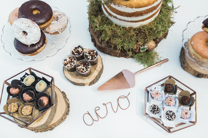 modern camp themed 1st birthday