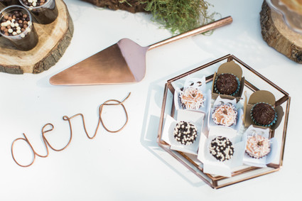 modern camp themed 1st birthday