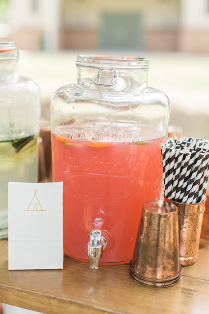 modern camp themed 1st birthday