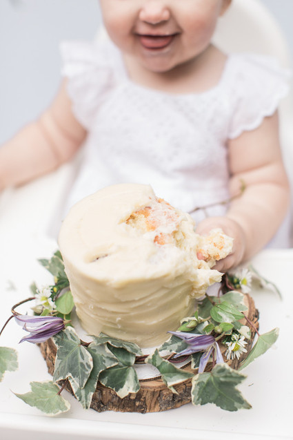 modern camp themed 1st birthday