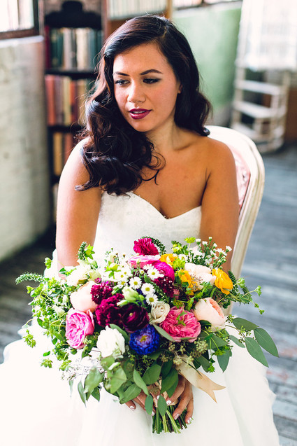 Summer bridal bouquet