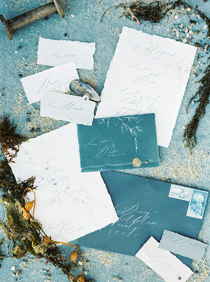 Seaside spring wedding inspiration