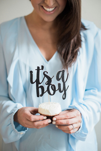 black and white baby shower