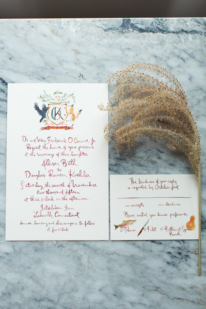 Woodland wedding invitations