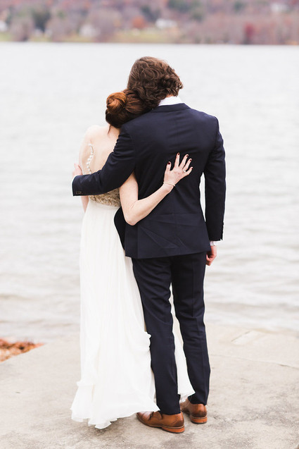 Fall woodland wedding