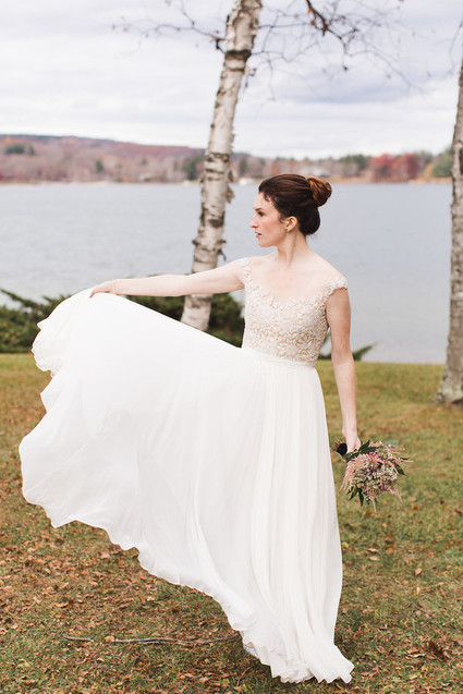 Reem Acra wedding dress