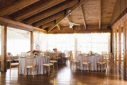 Fall woodland wedding