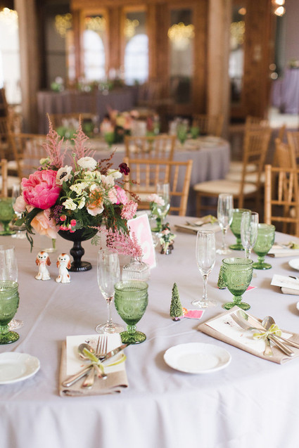 Fall woodland wedding