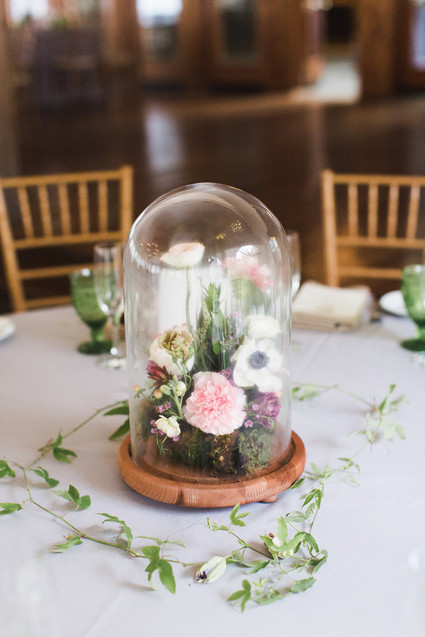 Fall woodland wedding