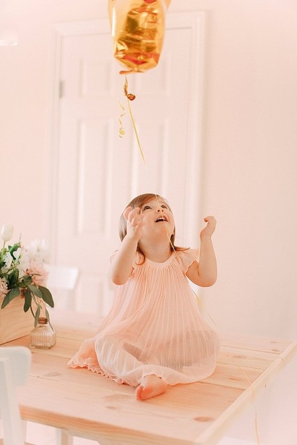 Blush 2nd birthday shoot Inspiration