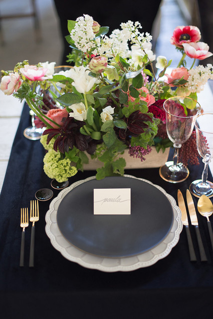 Modern place setting Inspiration