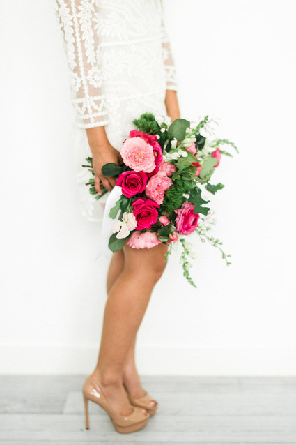 Bright pink bouquet