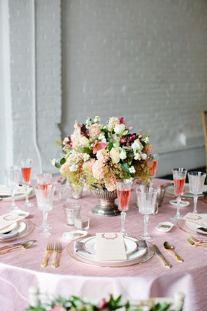 Parisian brunch wedding inspiration