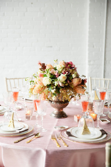 Parisian brunch wedding inspiration Inspiration